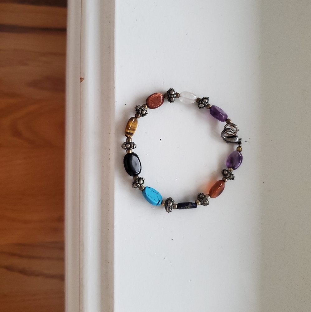 Metal and Stone bracelet